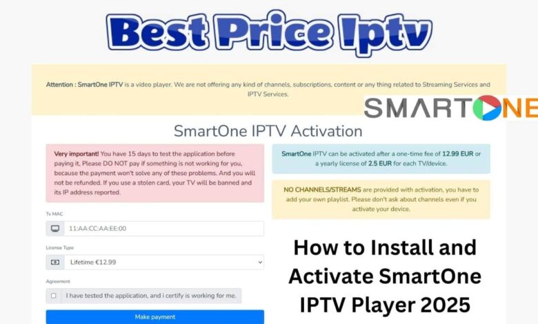 How to Install and Activate SmartOne IPTV Player 2025