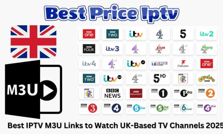 IPTV M3U Links to Watch UK-Based TV Channels